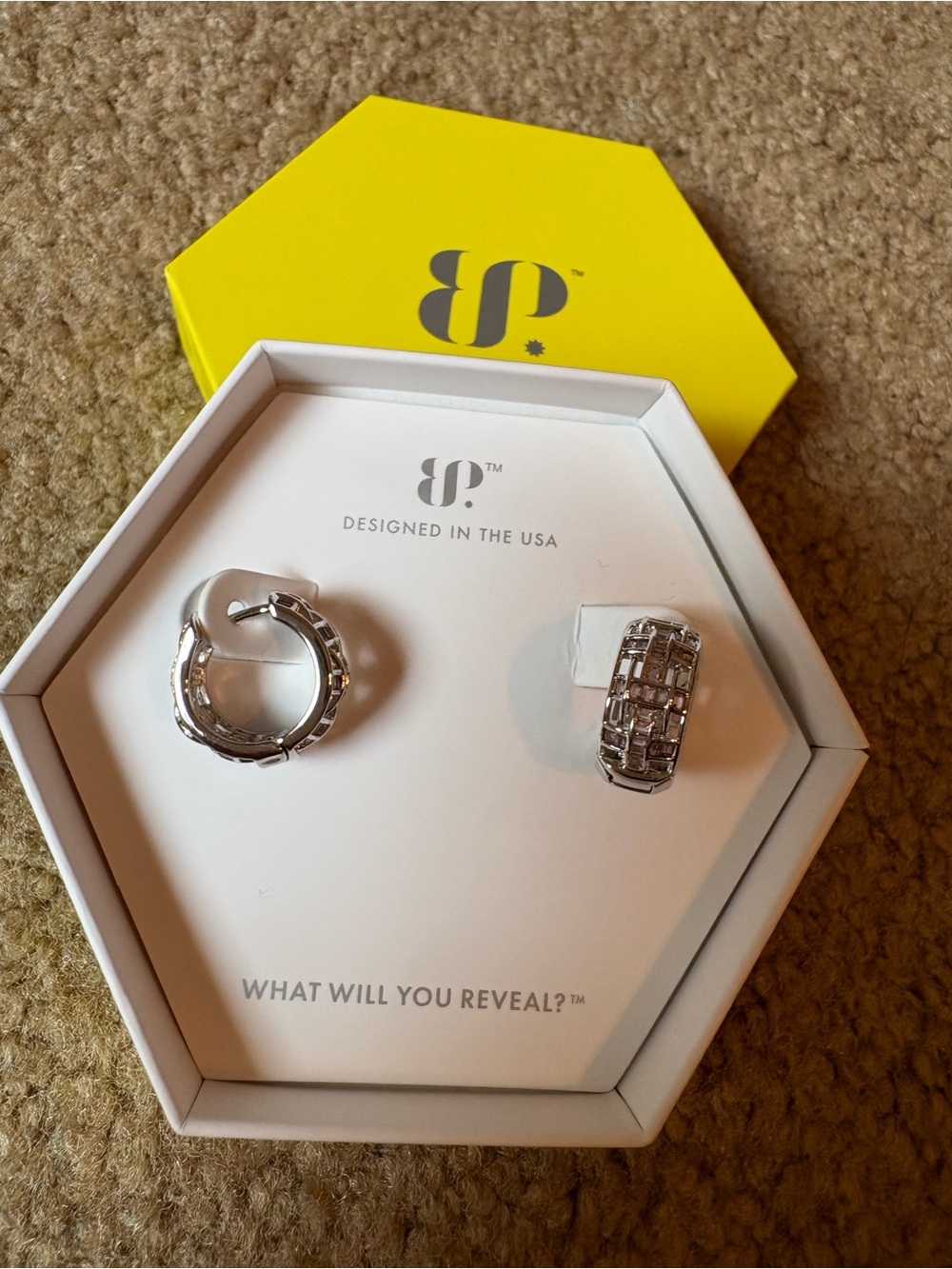 Brighton Silver Sculpted Hoop Earrings - Silver